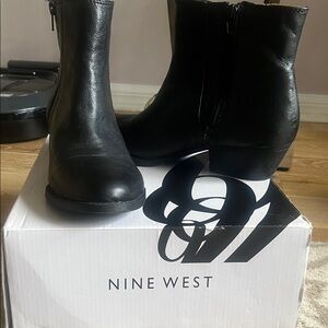 Nine West Black Ankle Booties